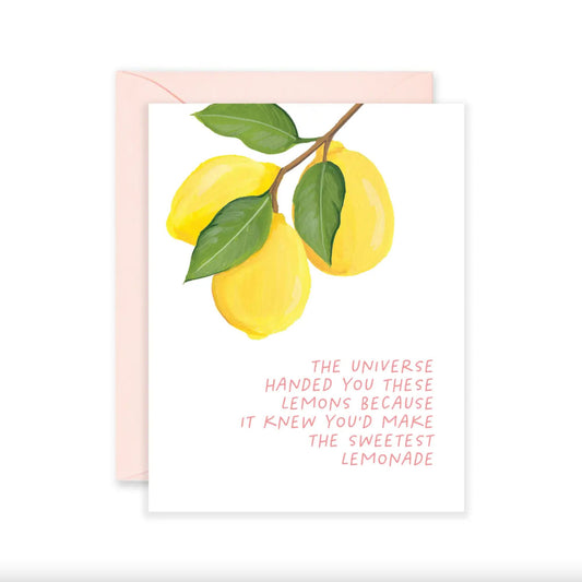 Sweetest Lemonade Encouragement / Sympathy Card