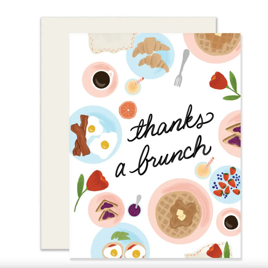 Thanks A Brunch Thank You Card