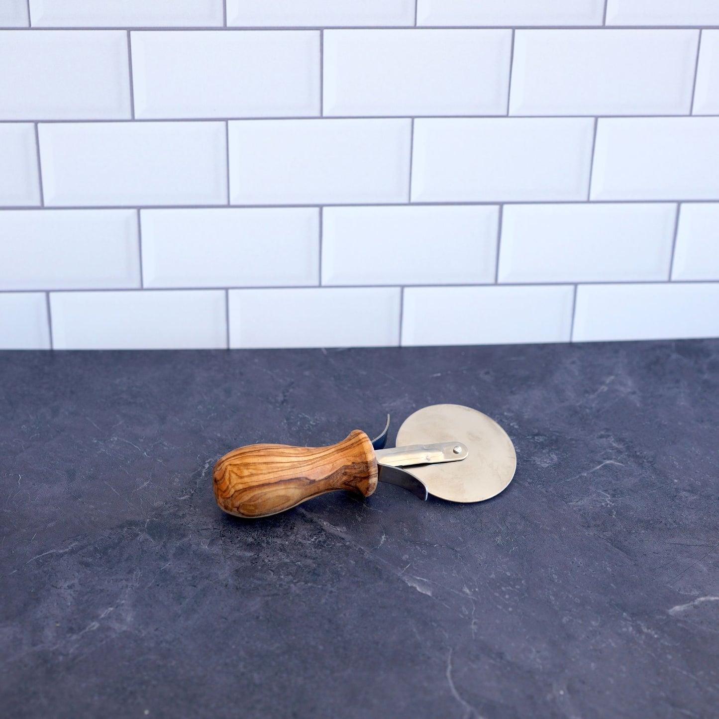 Olive Wood Pizza Cutter