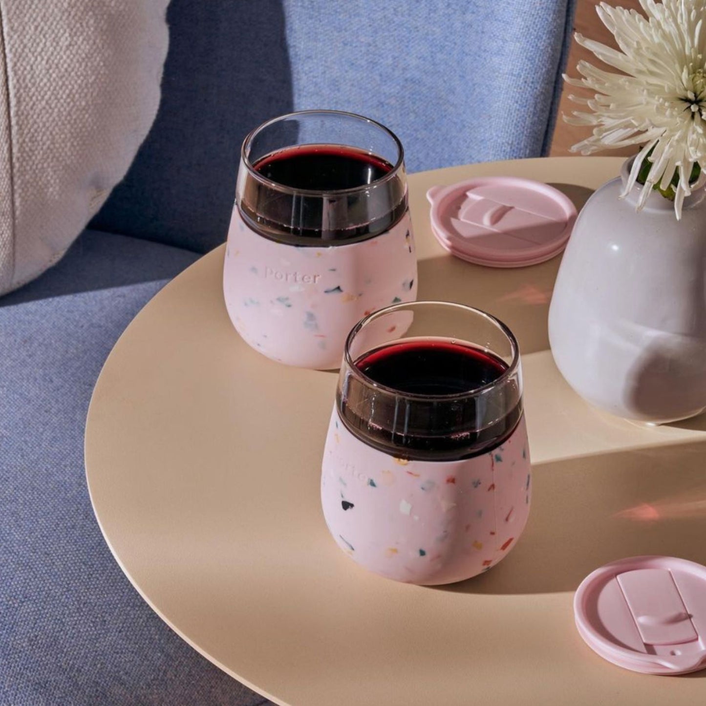 Porter To-Go Glass - Terazzo Blush